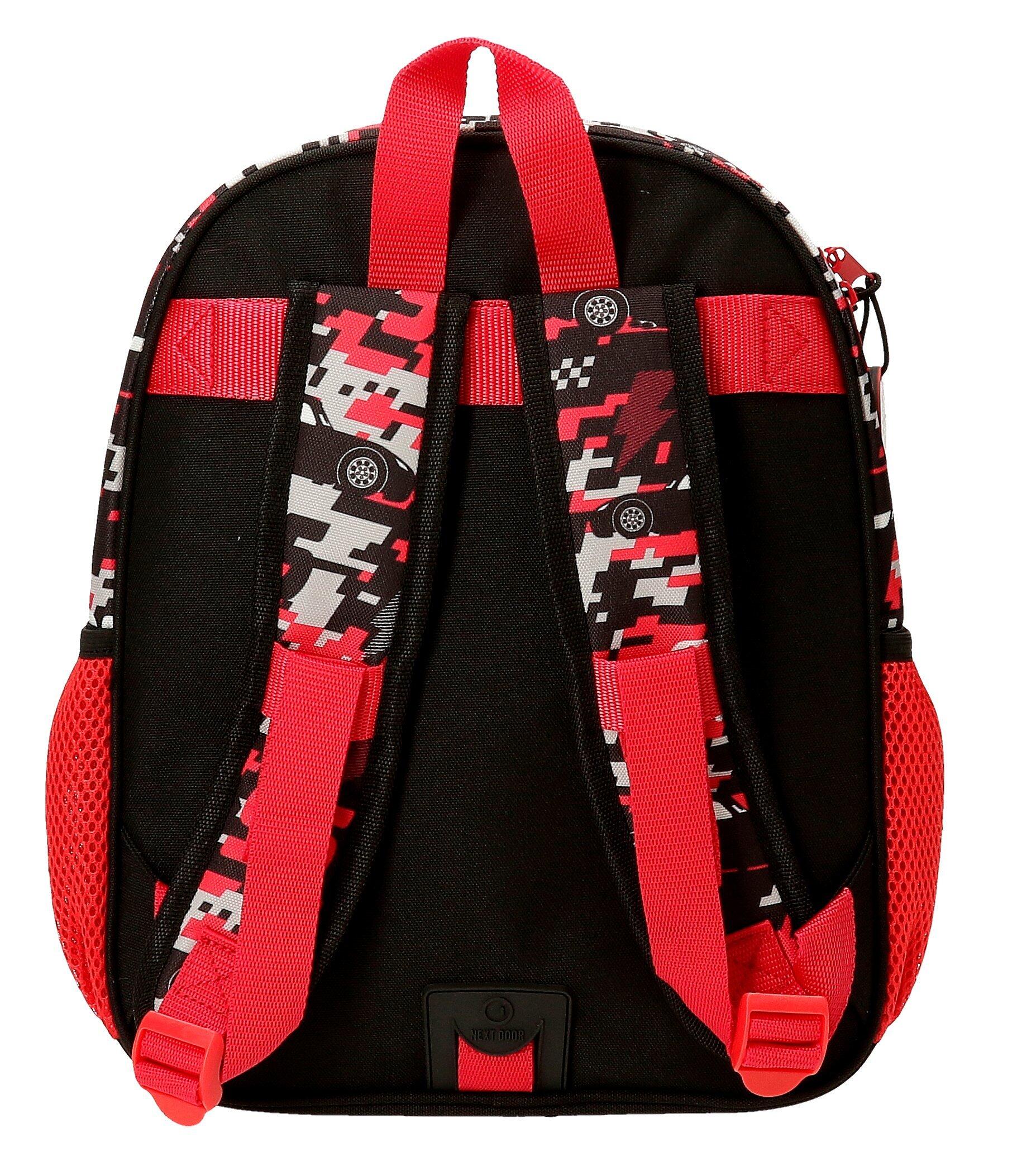 Mochila escolar adaptável a carrinho Cars Mcqueen Red 33 cm Vermelho 2/5