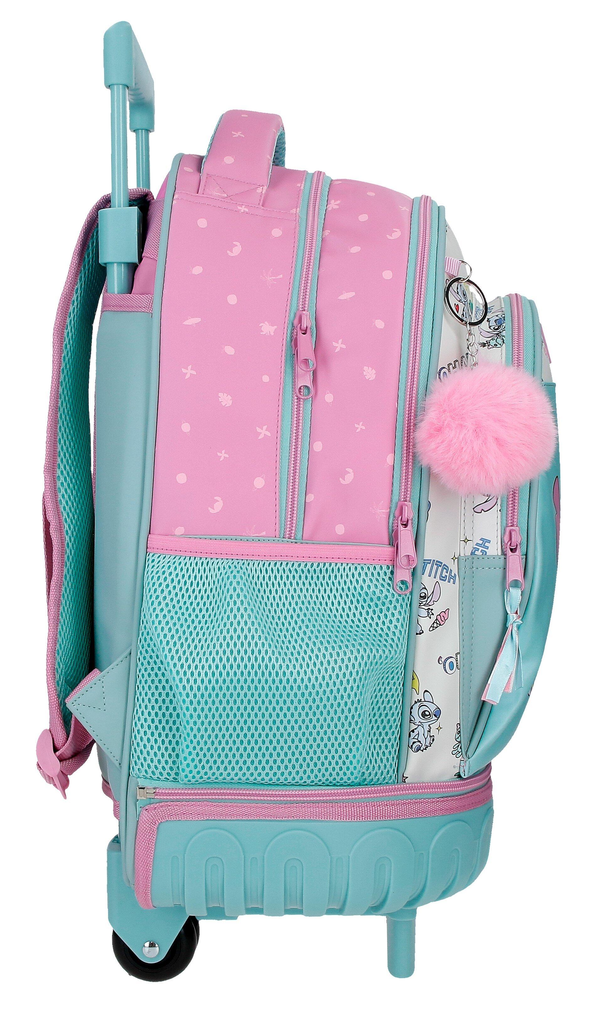 Mochila compact desmontable Stitch Little Destruction 45 cm Turquesa 4/5