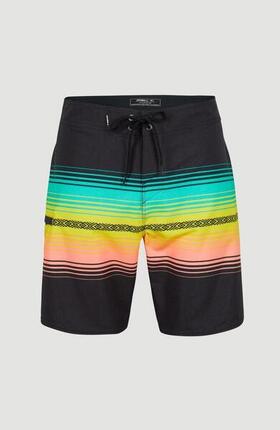 Badehose Heat Stripe Line 19'' Boardshorts Herren - Schwarz
