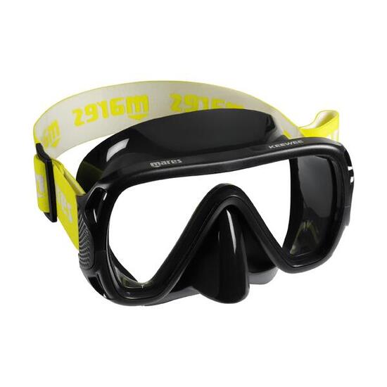 Masque Adulte Snorkeling Keewee Verre Unique Silicone Réglage Coulissant