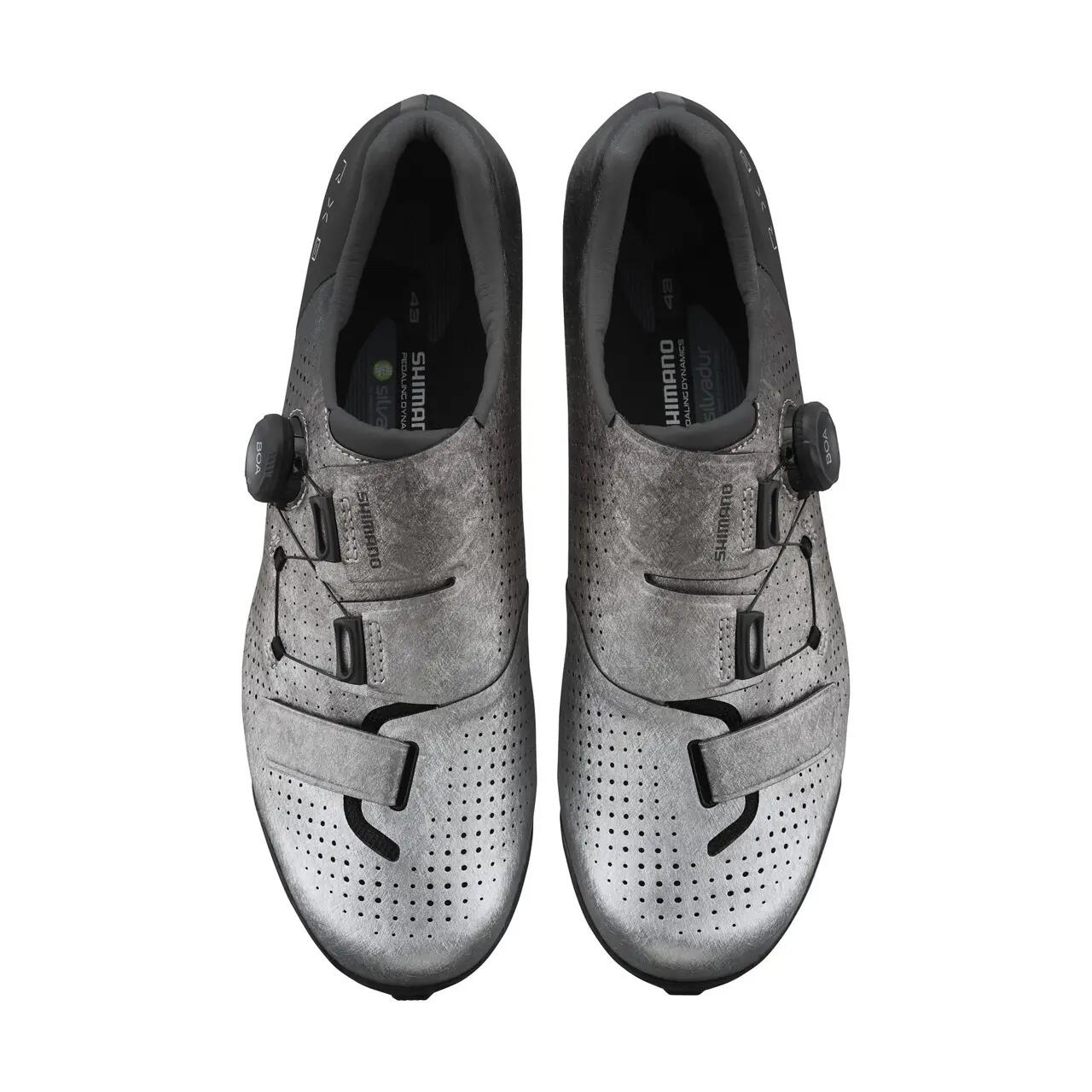 Gravel - Scarpe da bicicletta RX801, Argento 3/5