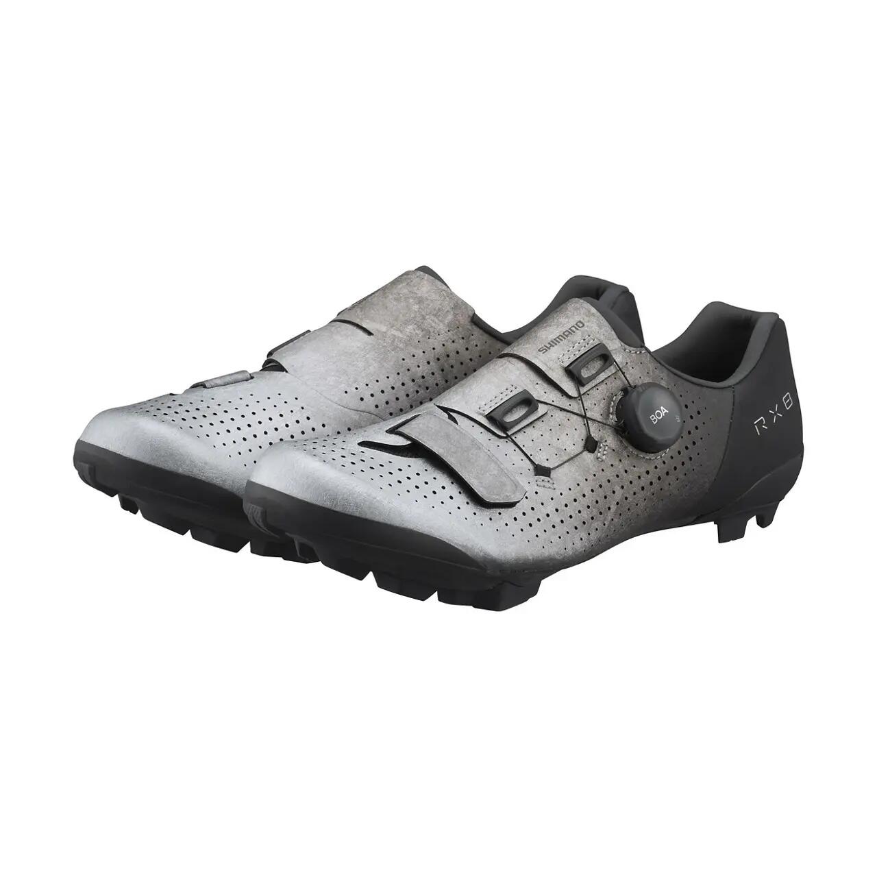 Gravel - Scarpe da bicicletta RX801, Argento 2/5