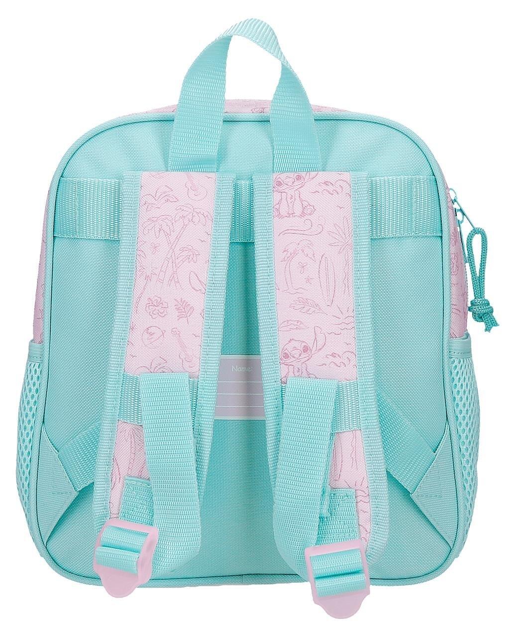 Mochila escolar adaptable a carro Stitch Beach & Love 25 cm Turquesa 2/5