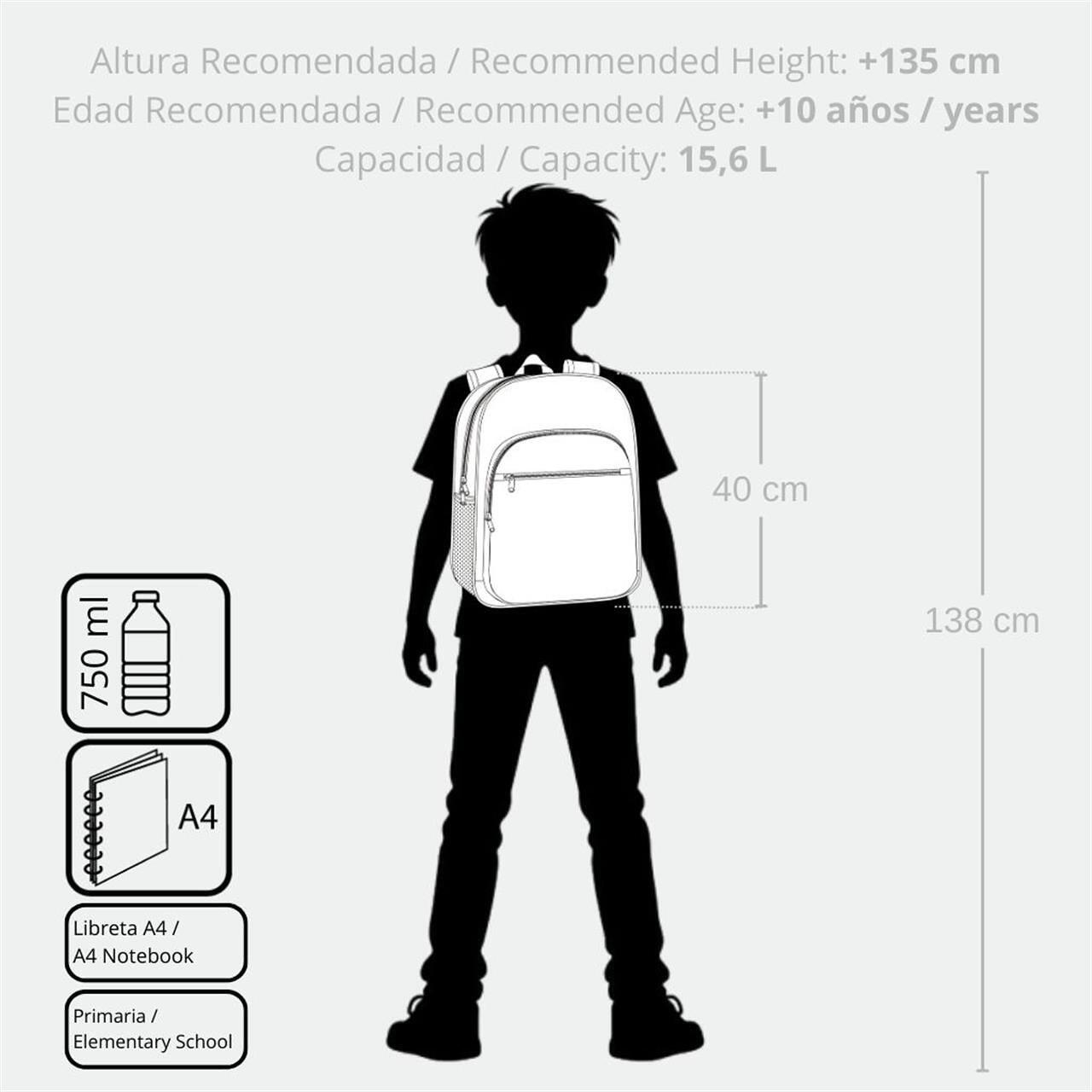 Mochila escolar com carrinho Cars Mcqueen Red 40 cm Vermelho 5/5