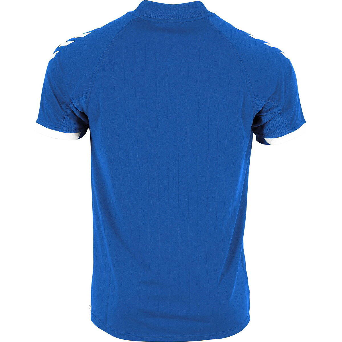 Hummel Fyn Shirt Korte Mouw Heren - Wit / Royal 3/3