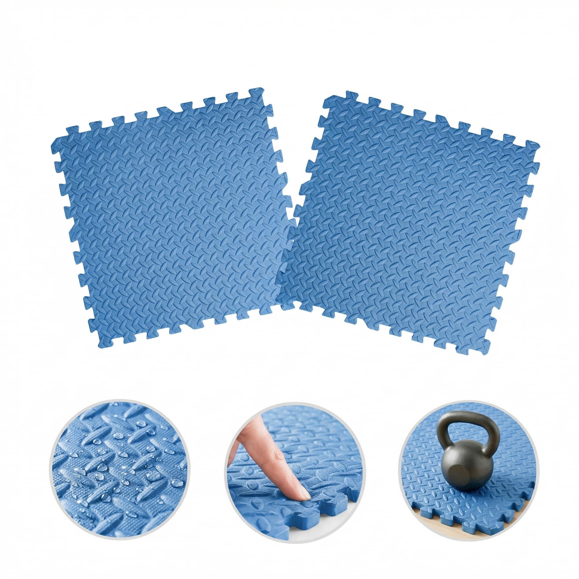 Tapis en mousse X-star 4 pcs. 60x60cm - bleu 2/7
