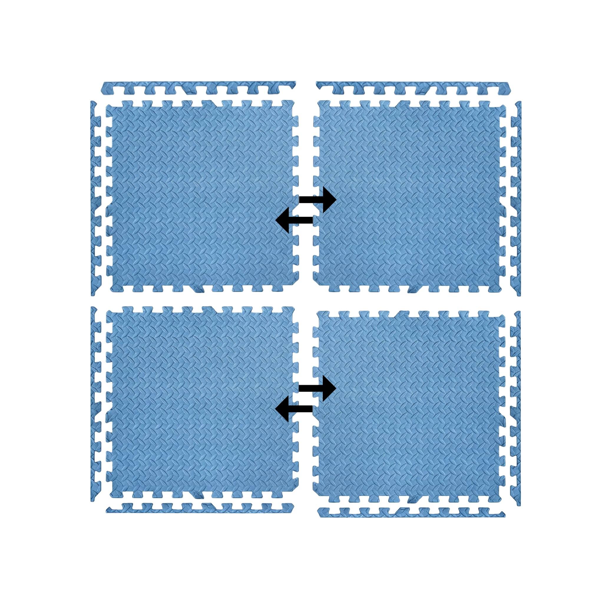 Tapis en mousse X-star 4 pcs. 60x60cm - bleu 5/7