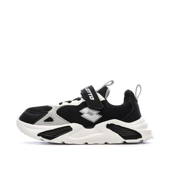 Lotto Bologna Jungen Sneaker Schwarz/Weiß