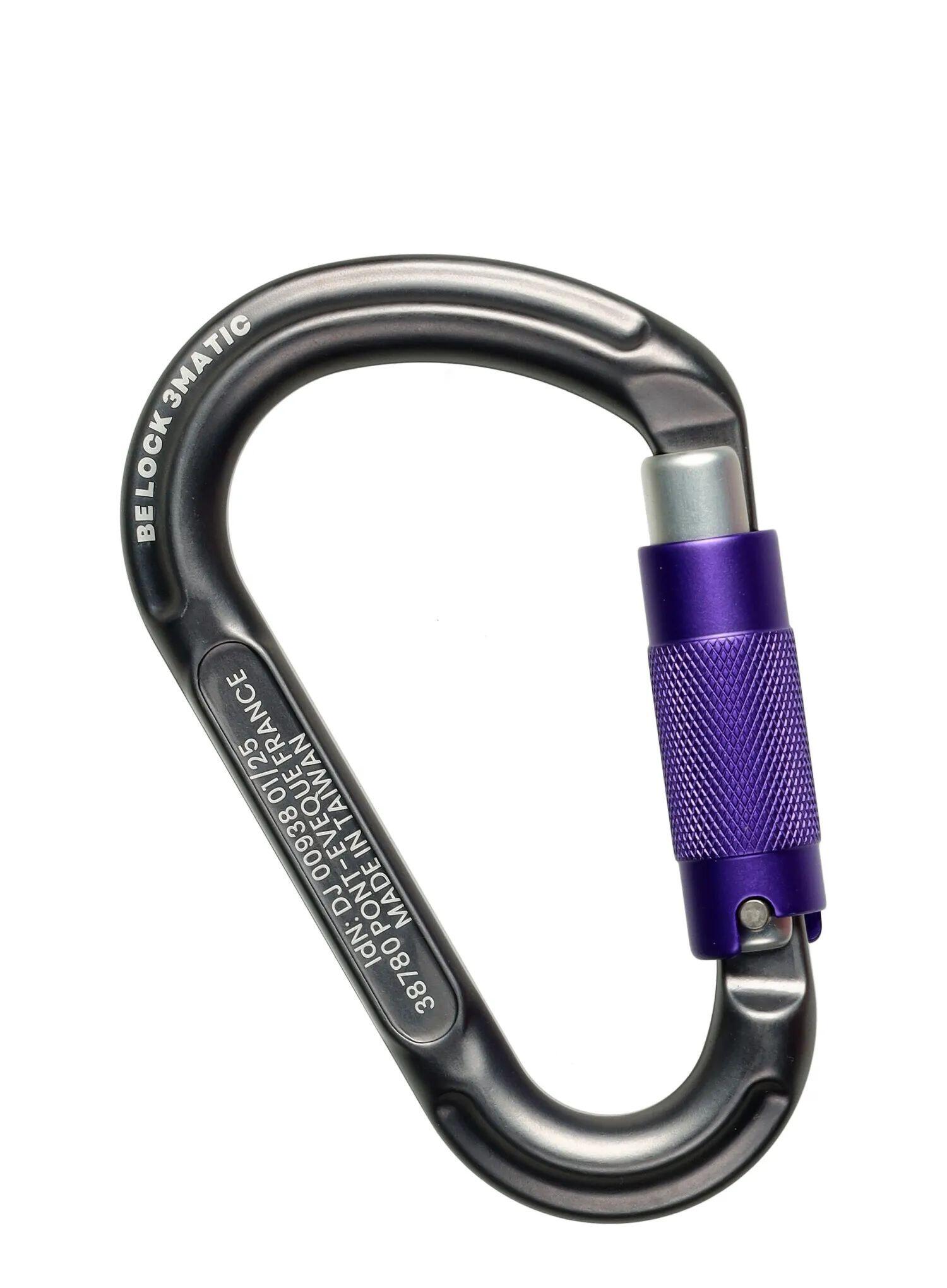 Karabinek wspinaczkowy Beal Be Lock 3-Matic - darkstone