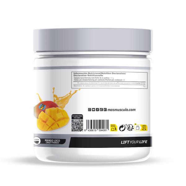 Creatine Monohydraat 200 Mesh - 300g Mango Loco MASMUSCULO 3/5