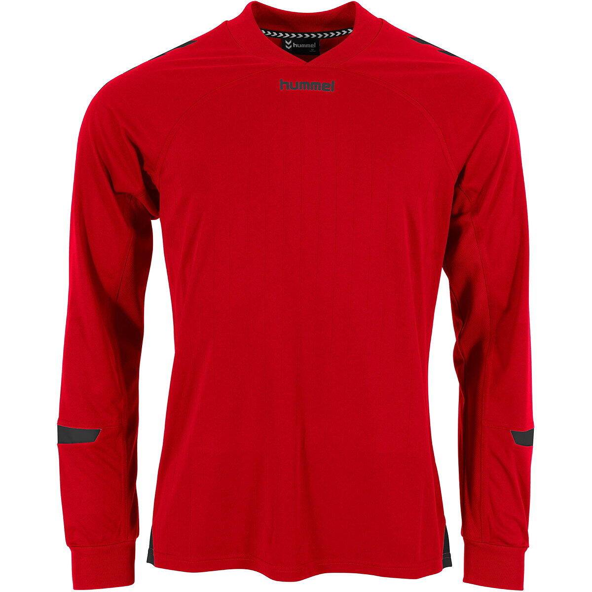Hummel Fyn Maillot à Manches Longues Hommes - Noir / Rouge S 3/5