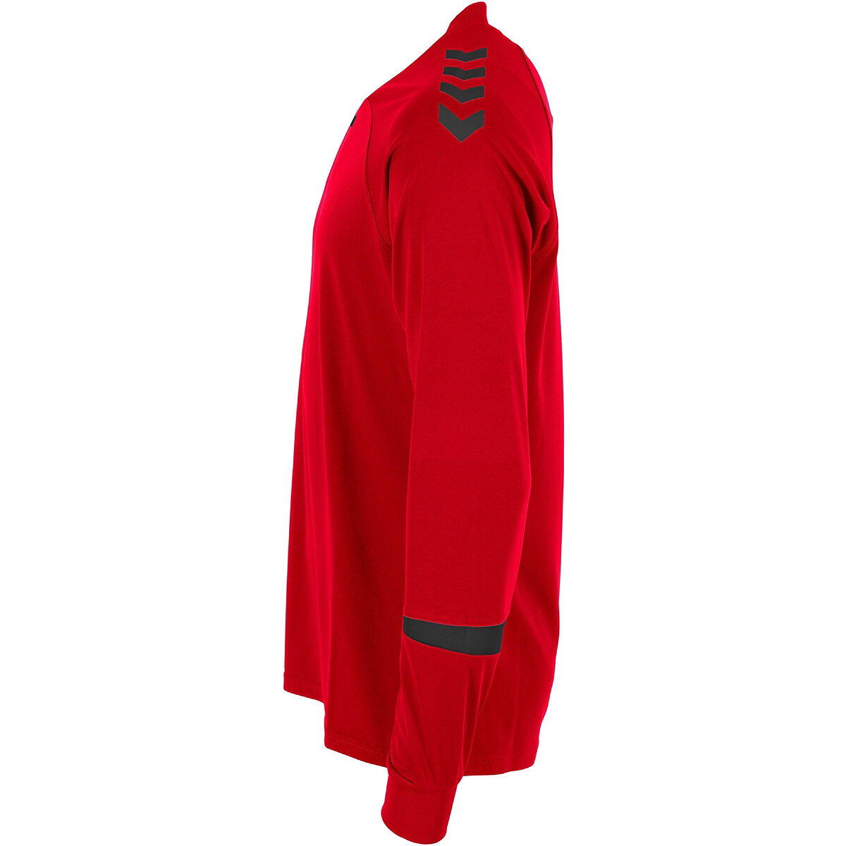 Hummel Fyn Maillot à Manches Longues Hommes - Noir / Rouge S 4/5