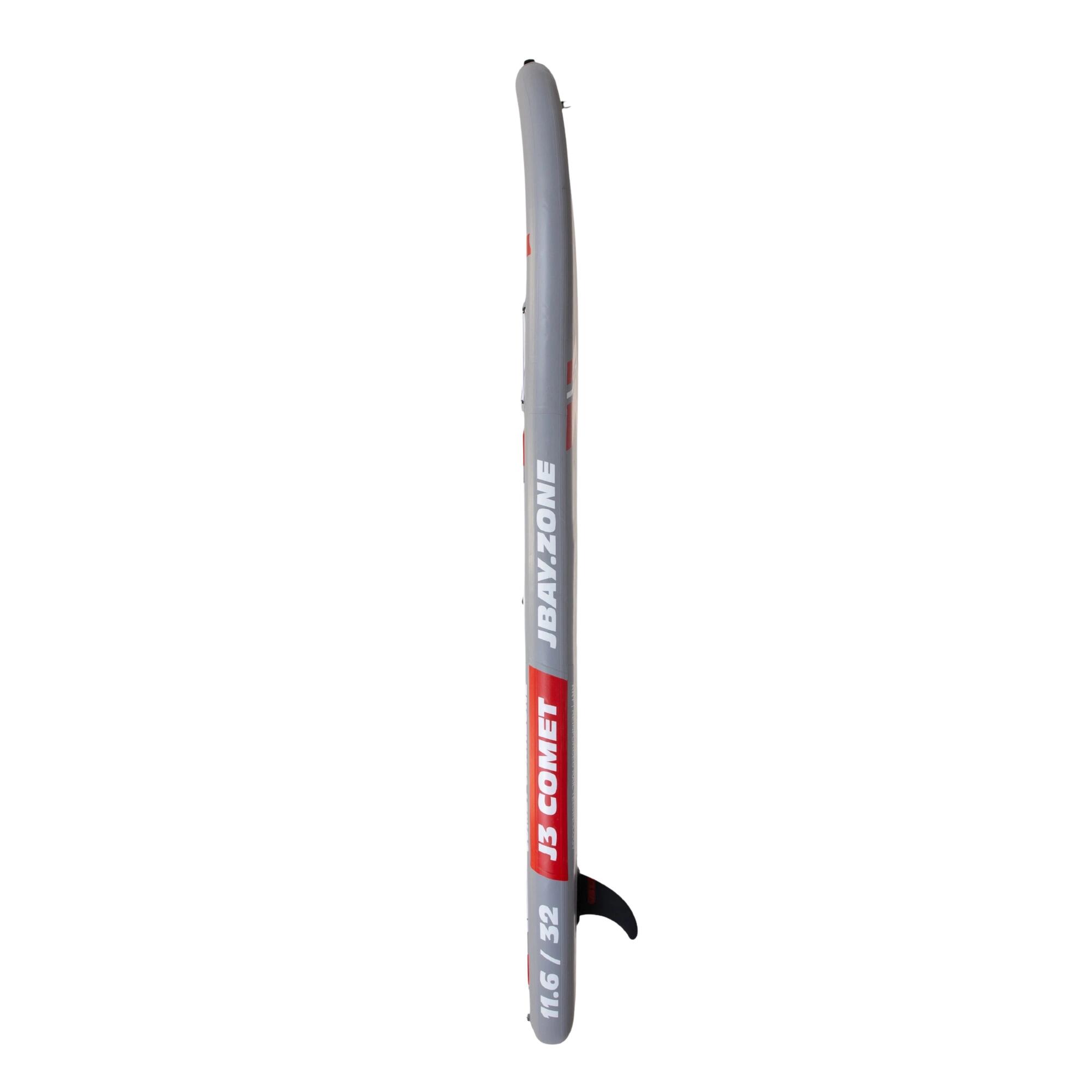 JBAY.ZONE Pack SUP Comet J3 ALLROUND gonfiabile 11.6 Grigio-Rosso 5/7