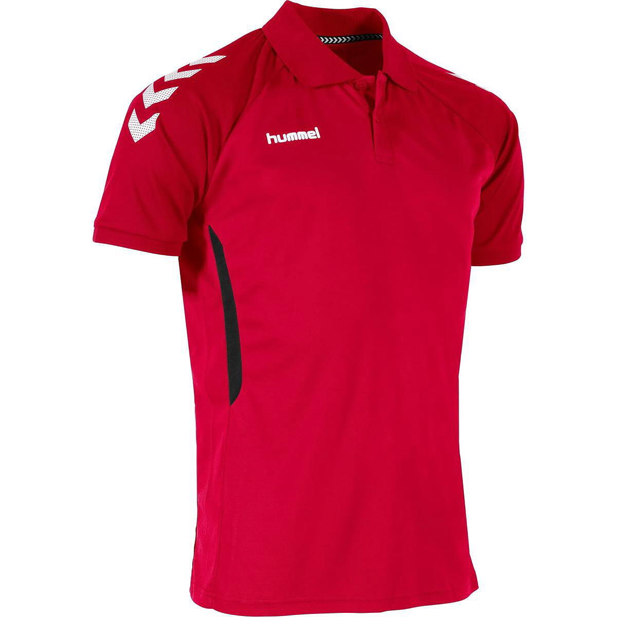 Hummel Authentic Polo Hommes - Rouge S 3/5