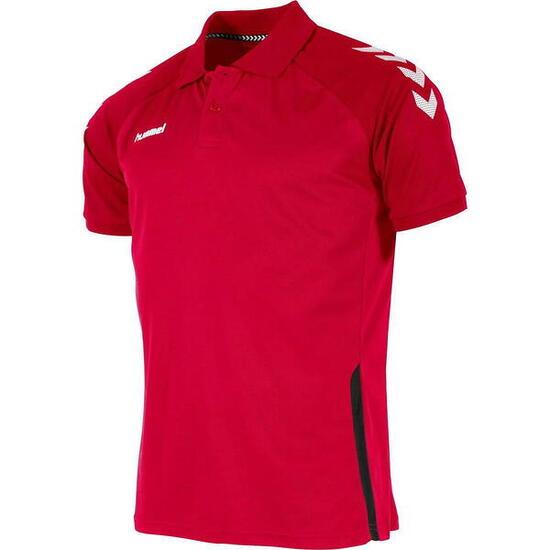 Hummel Authentic Polo Hommes - Rouge S