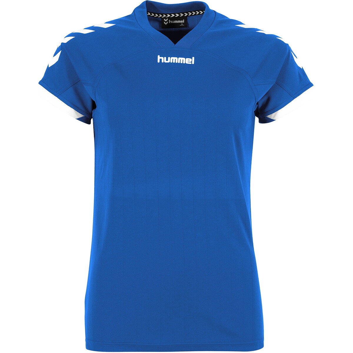 Hummel Fyn Shirt Korte Mouw Dames - Royal / Wit 2/5