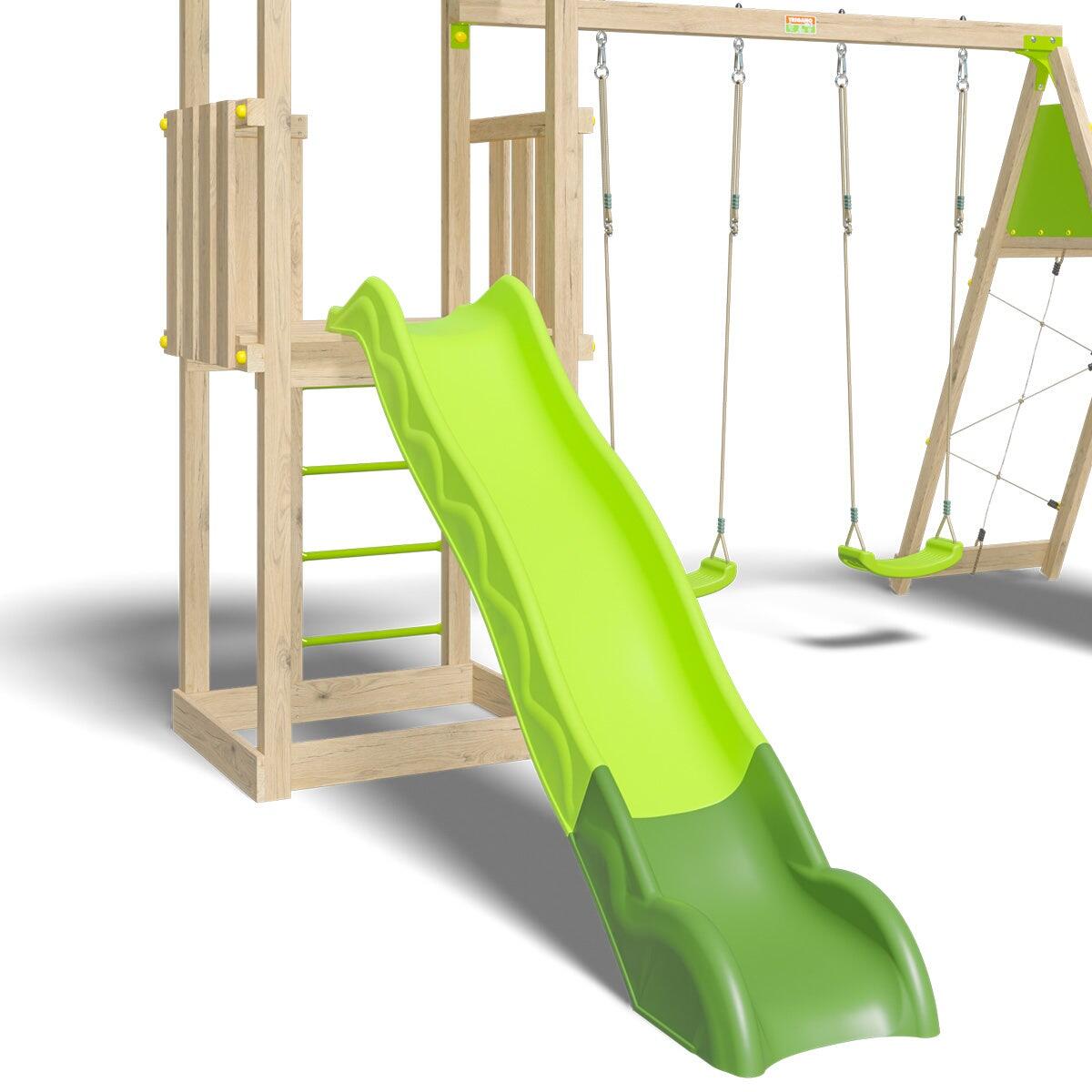 Zona de juegos de madera 2,20 m OLYMPIA XPERIENCE - 9 niños 3/7