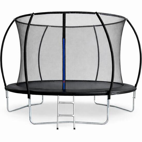 TRAMPOLINA OGRODOWA ATLAS SPORT 244 cm 8ft SIATKA 180 CM DRABINKA OKRĄG