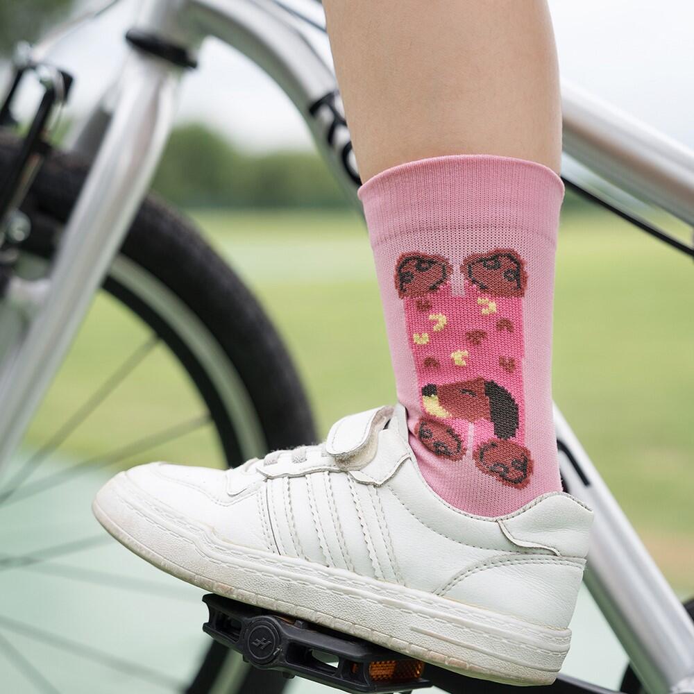 Compressiesokken voor fietsen voor kinderen ROCKBROS 5/6