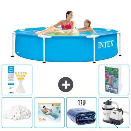 Piscine Tubulaire Ronde - 244x51 cm - 7-pièces S5