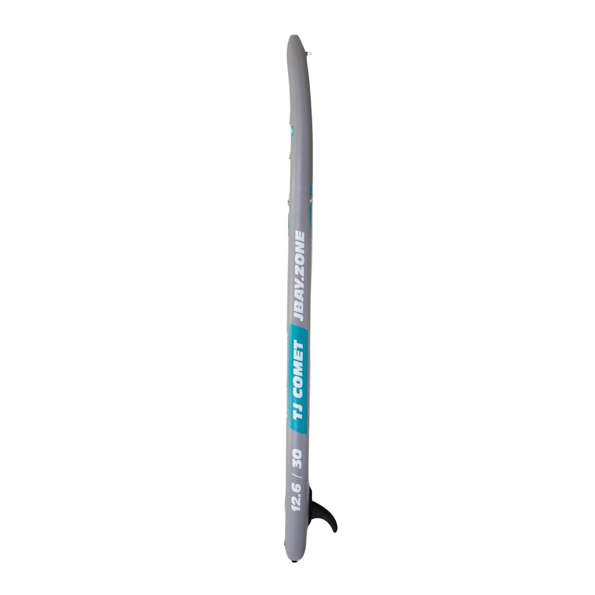 JBAY.ZONE Pack SUP Comet TJ TOURING gonfiabile 12.6 Grigio-Azzurro 5/7