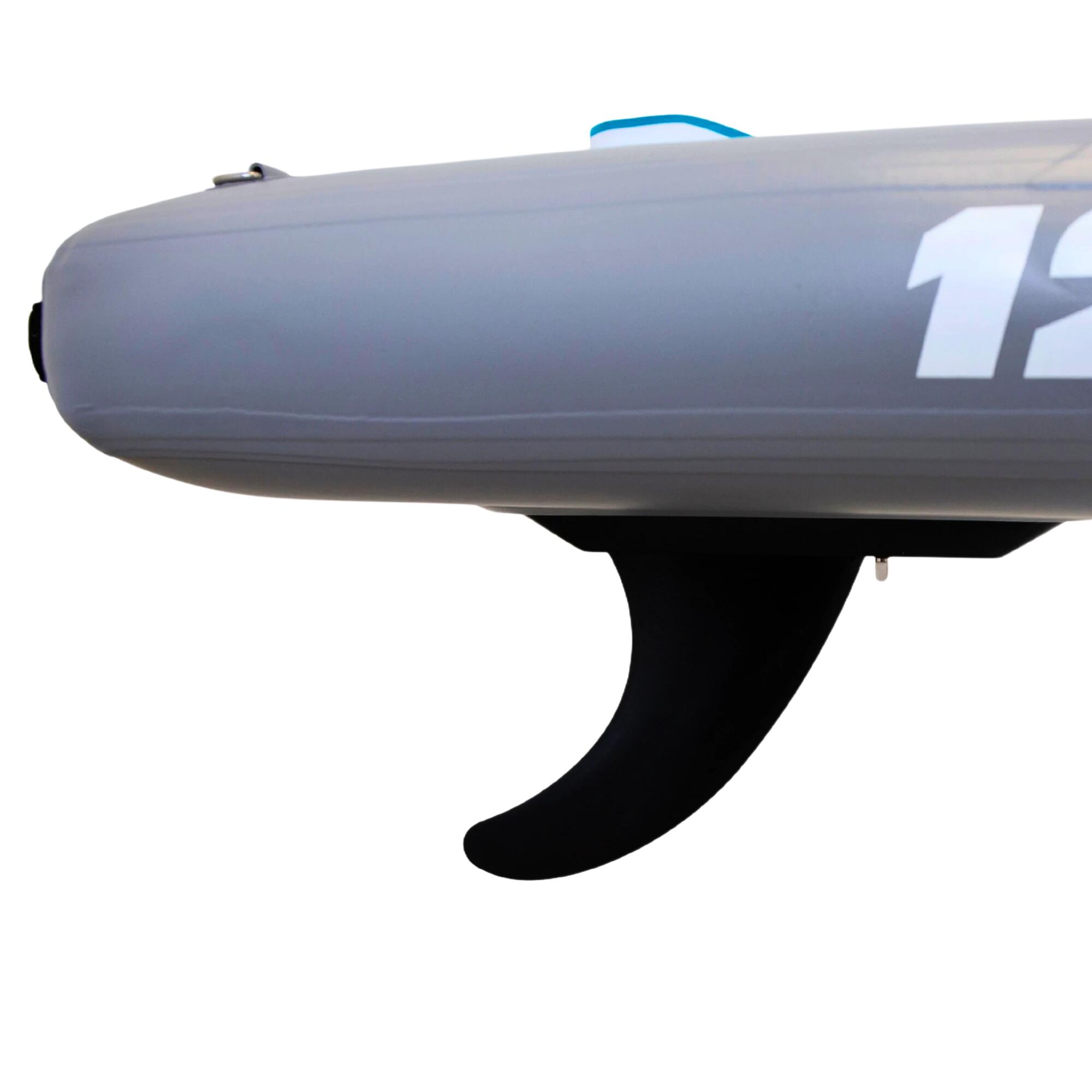 JBAY.ZONE Pack SUP Comet TJ TOURING gonfiabile 12.6 Grigio-Azzurro 6/7
