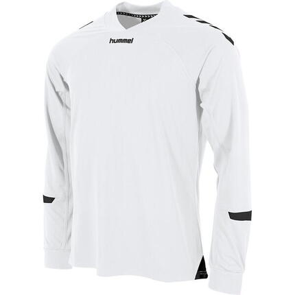 Hummel Fyn Maillot Manche Longue Enfants - Blanc/Noir - Taille 140