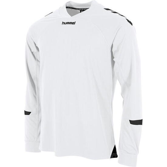 Hummel Fyn Maillot Manche Longue Enfants - Blanc/Noir - Taille 140