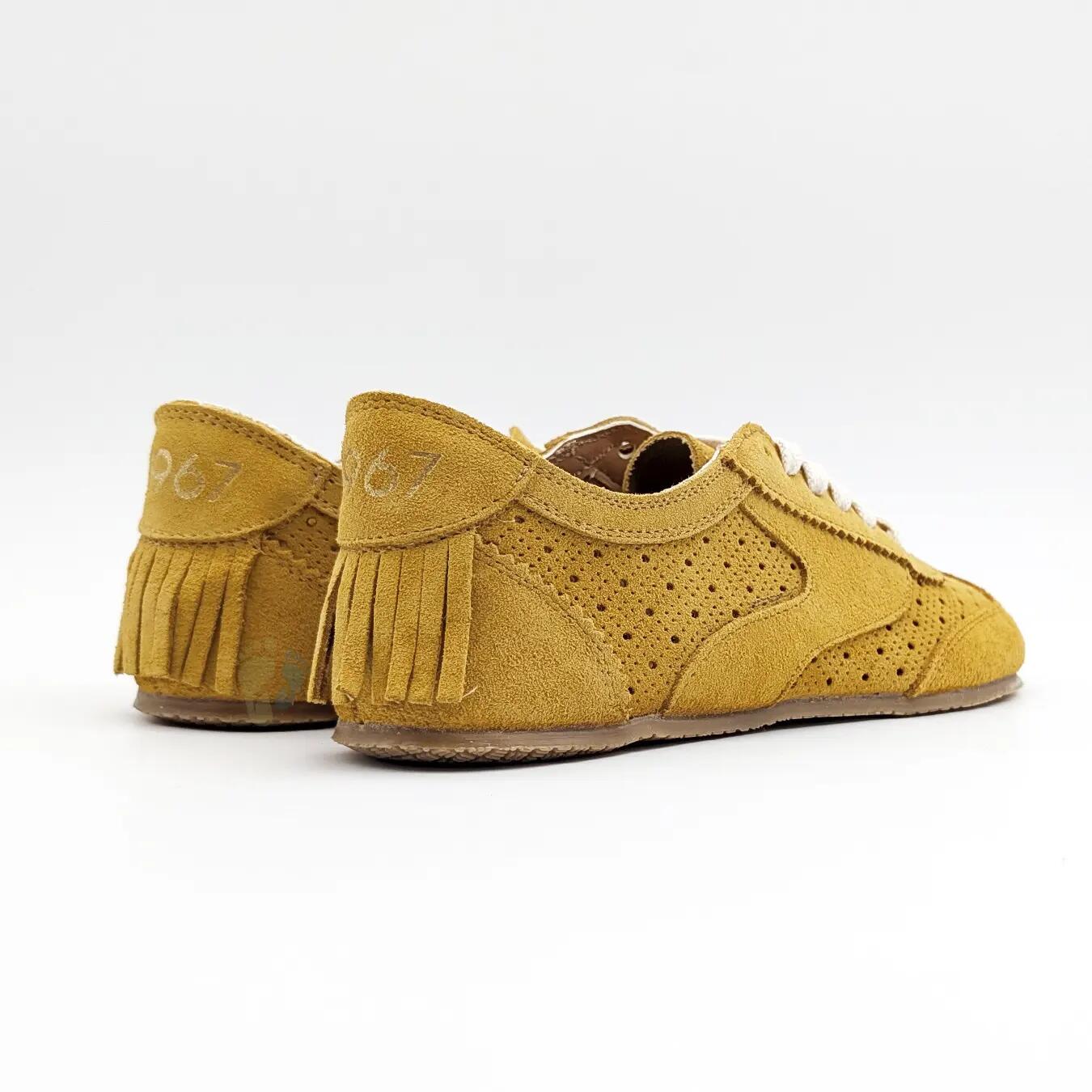 Mustang Free Zapatillas Serraje Mostaza - Talla 41 3/6