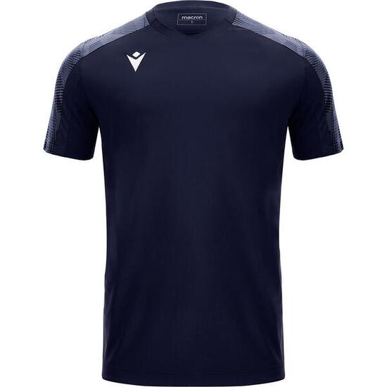 Shirt - Voetbal - Heren - Macron Gede - Ademend, Mesh inzet - Marine