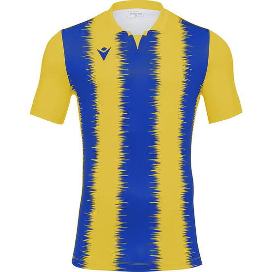 Macron Miram Maillot Manches Courtes Homme - Jaune / Royal, L