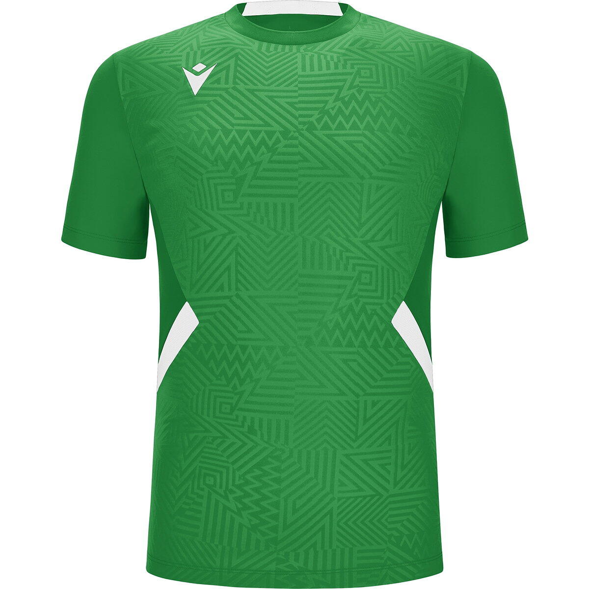 Macron Victory Shedir Shirt Korte Mouw Heren - Groen / Wit 4/5