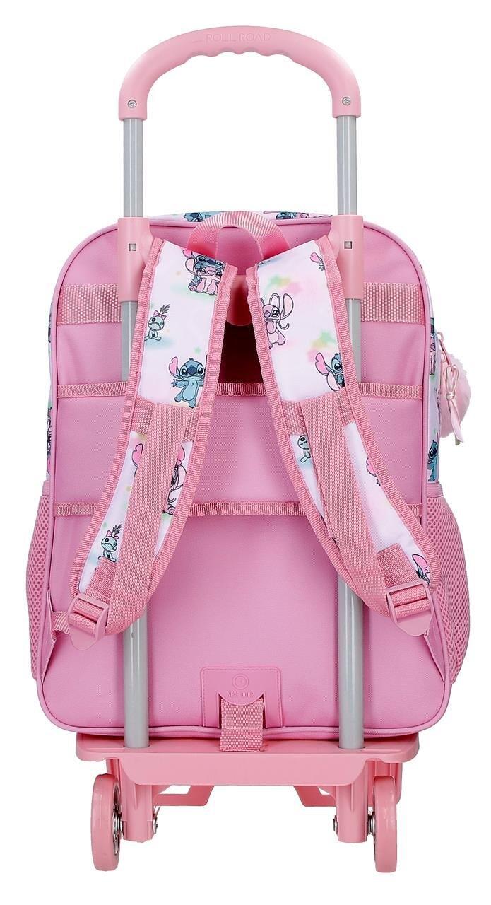 Mochila escolar con carro Stitch You & Me 40 cm Malva 2/5