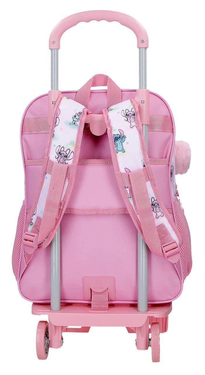 Mochila escolar con carro Stitch You & Me 40 cm Malva 2/5