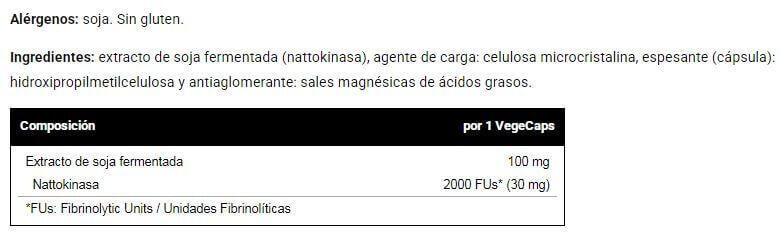 Nattokinase 2000 FUs - 60 Cápsulas VitoBest 2/3