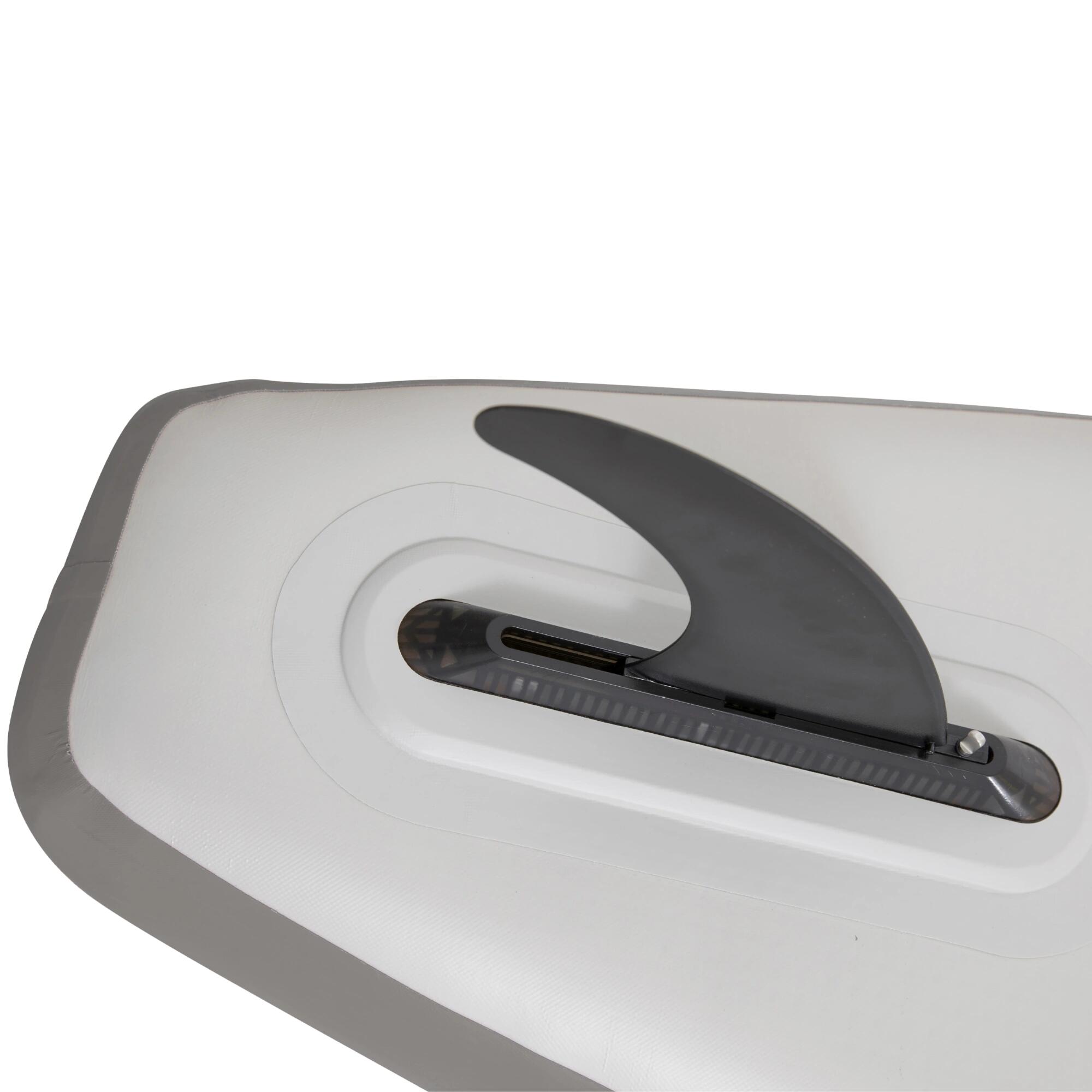 JBAY.ZONE Pack SUP Rush CJ4 RACING gonfiabile 14 Bianco-Grigio 6/7