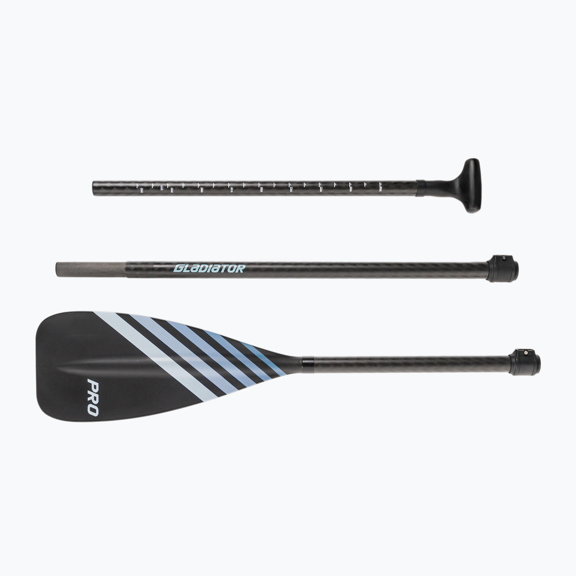 Wiosło SUP Gladiator Pro Midi Carbon/Nylon 3-częściowe 4/5