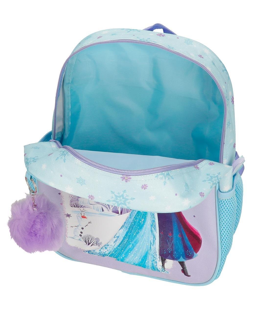 Mochila escolar con carro Frozen in this together 33 cm Lila 3/5