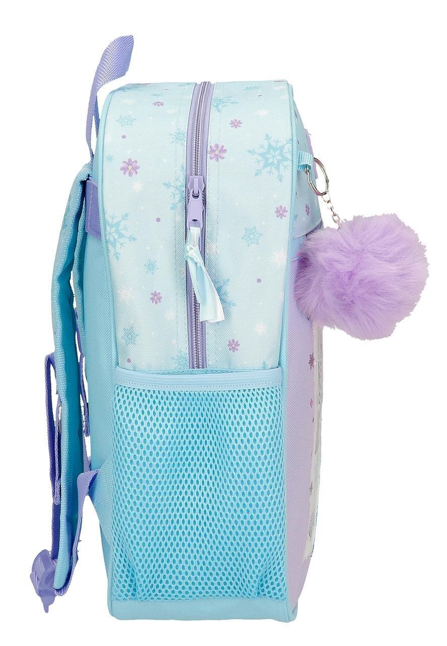 Mochila escolar adaptable a carro Frozen in this together 33 cm Lila 4/5