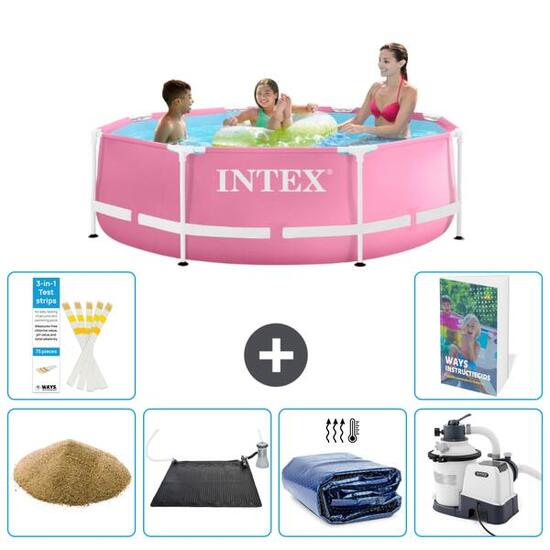 Piscine Tubulaire Ronde - 244x76 cm - 7-pièces S69