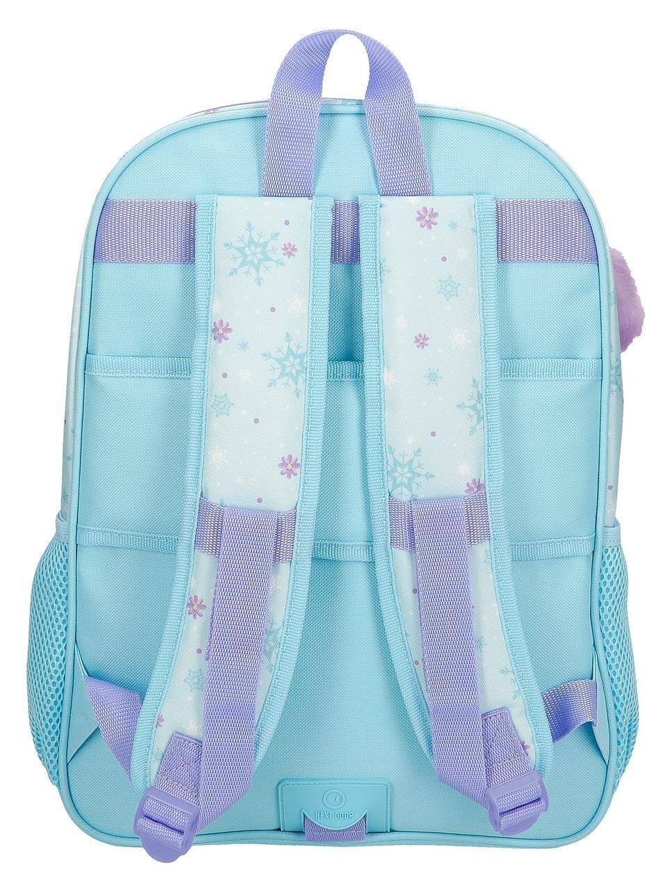 Mochila escolar adaptable a carro Frozen in this together 40 cm Lila 2/5