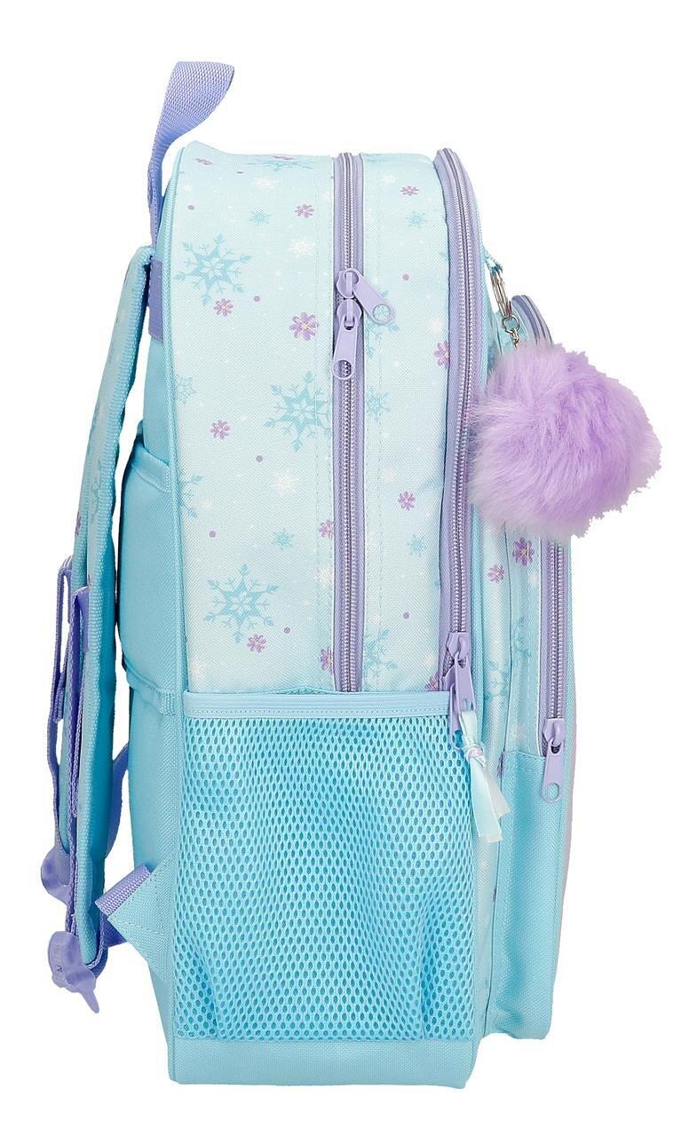 Mochila escolar adaptable a carro Frozen in this together 40 cm Lila 4/5