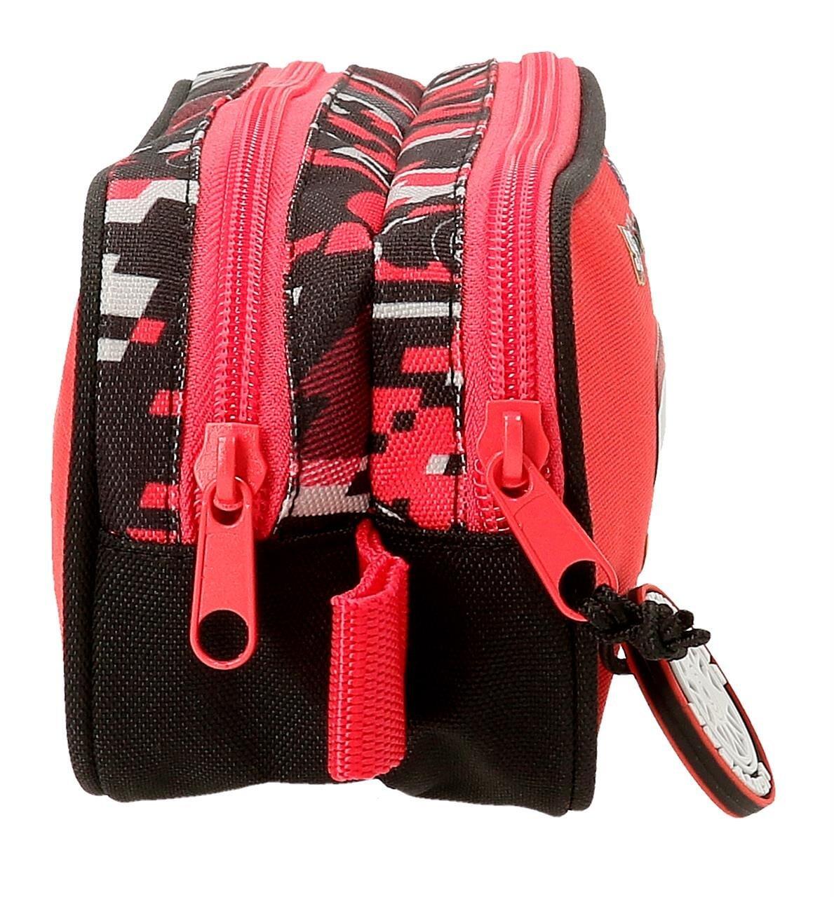 Estuche dos compartimentos Cars Mcqueen Red Rojo 4/5