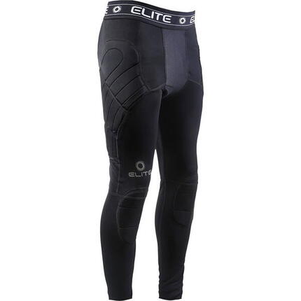 Elite Sport Body Shield Padded Compression Tw-Hose Kinder - Schwarz