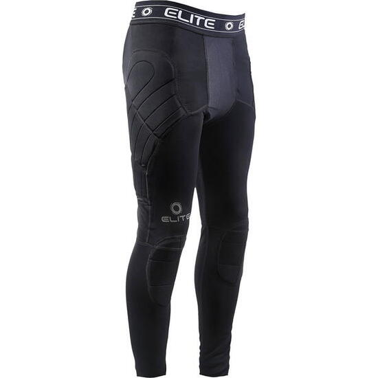 Elite Sport Body Shield Padded Compression Tw-Hose Kinder - Schwarz