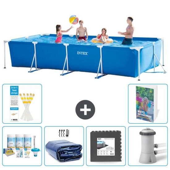 Piscine Tubulaire Rectangulaire - 450x220x84 cm - 7-pièces S59