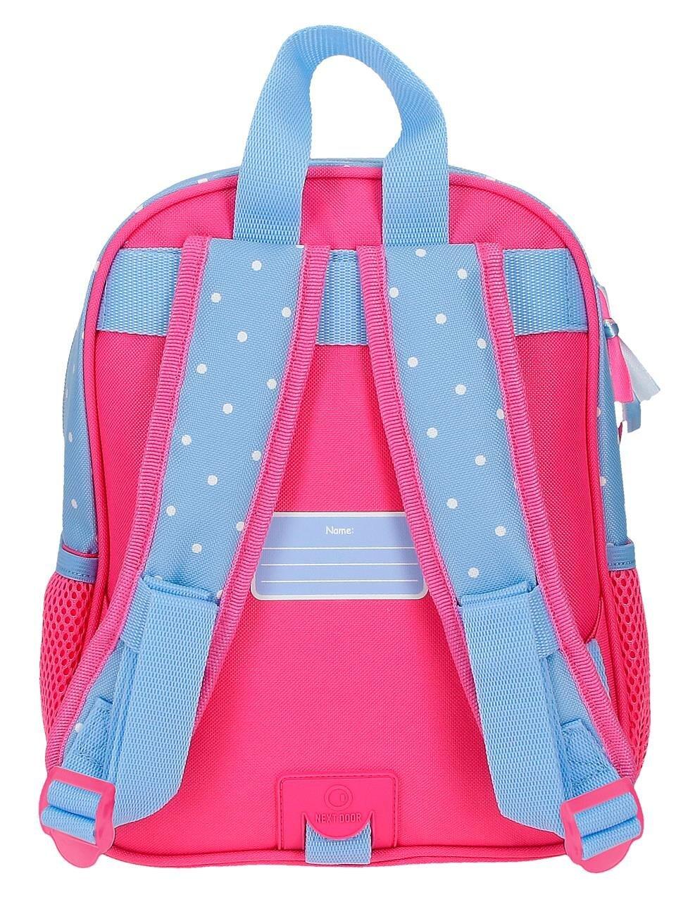 Mochila escolar adaptable a carro Minnie Flowers 28 cm Azul Claro 2/5
