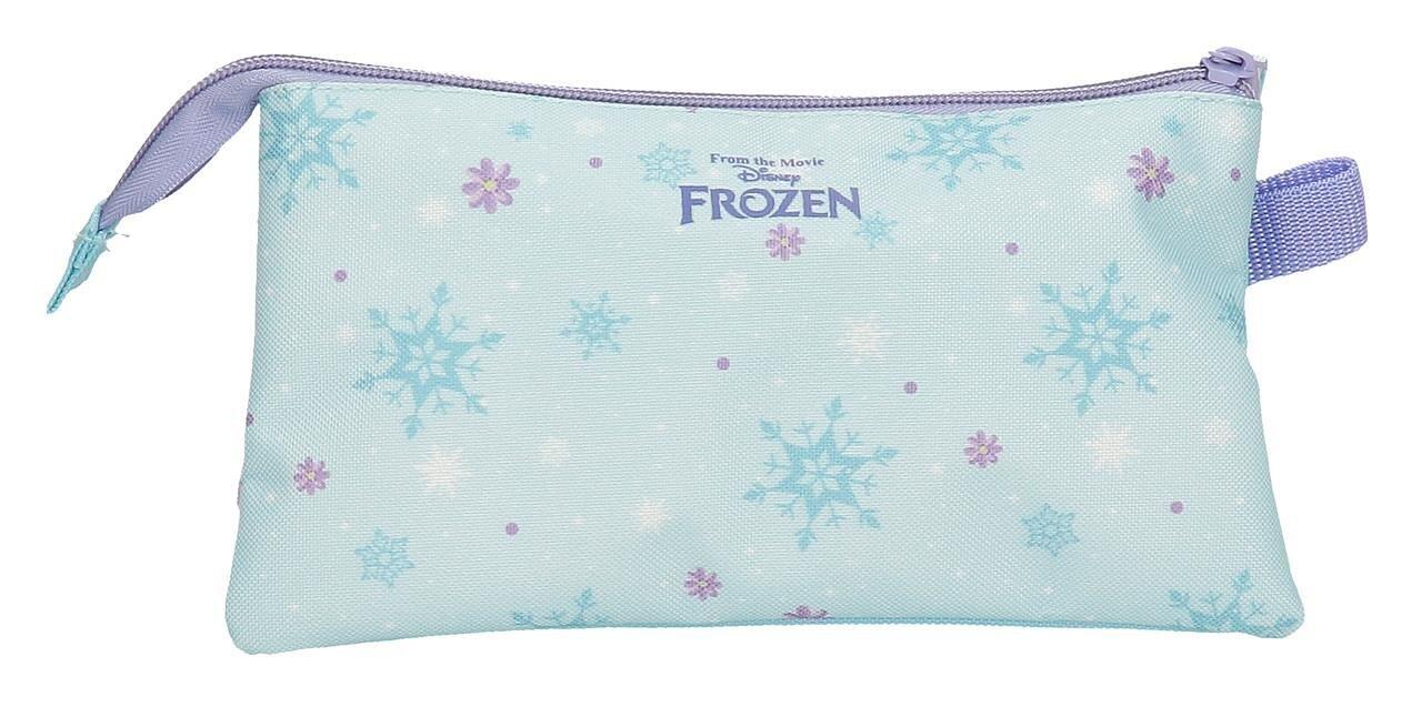 Estuche tres compartimentos Frozen in this together Lila 2/5