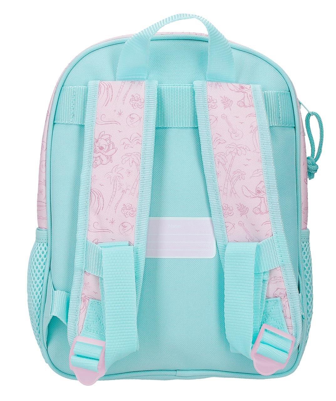 Mochila escolar adaptable a carro Stitch Beach & Love 28 cm Turquesa 2/5