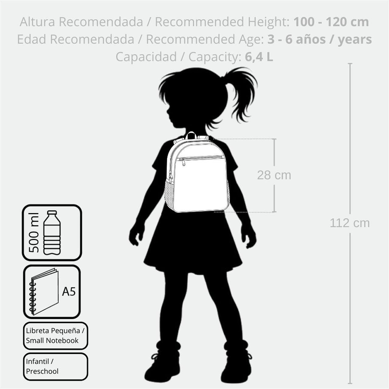 Mochila escolar adaptable a carro Stitch Beach & Love 28 cm Turquesa 5/5